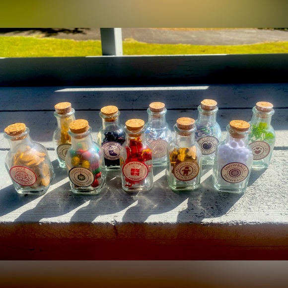 10 Target Bullseye Mini Collectible Bottles Christmas Decor - holiday set - Picture 2 of 8